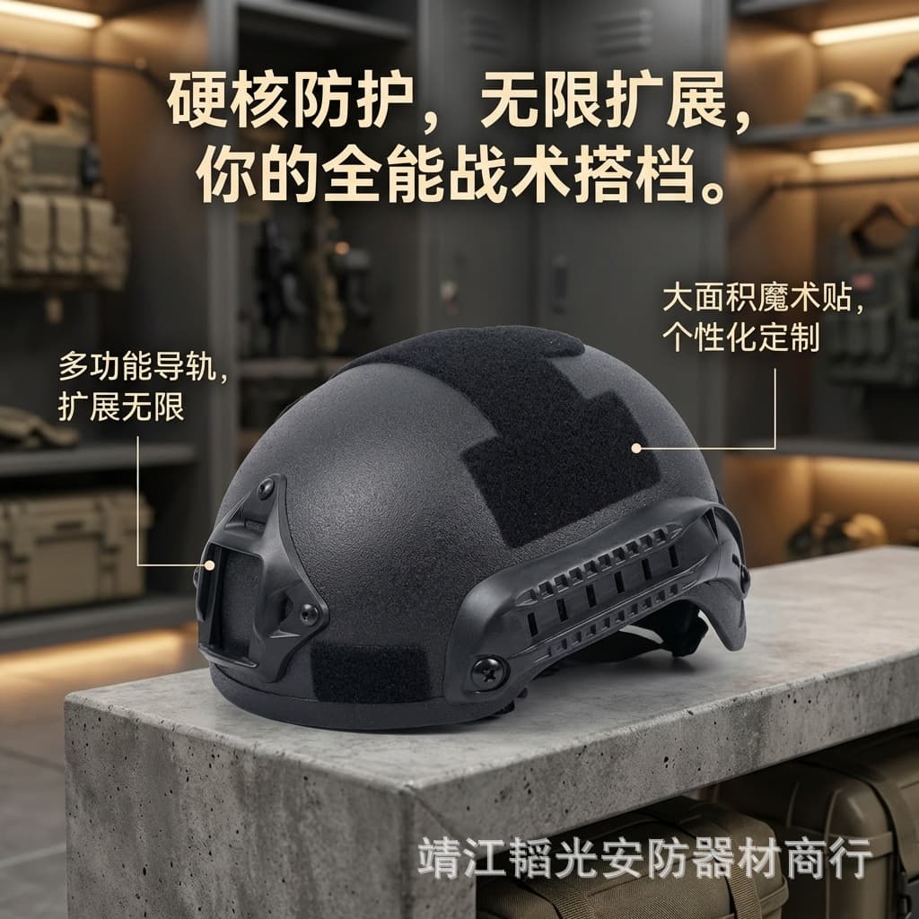 Tactical helmets, riot duty helmets, security equipment duty helmets, campus security helmets