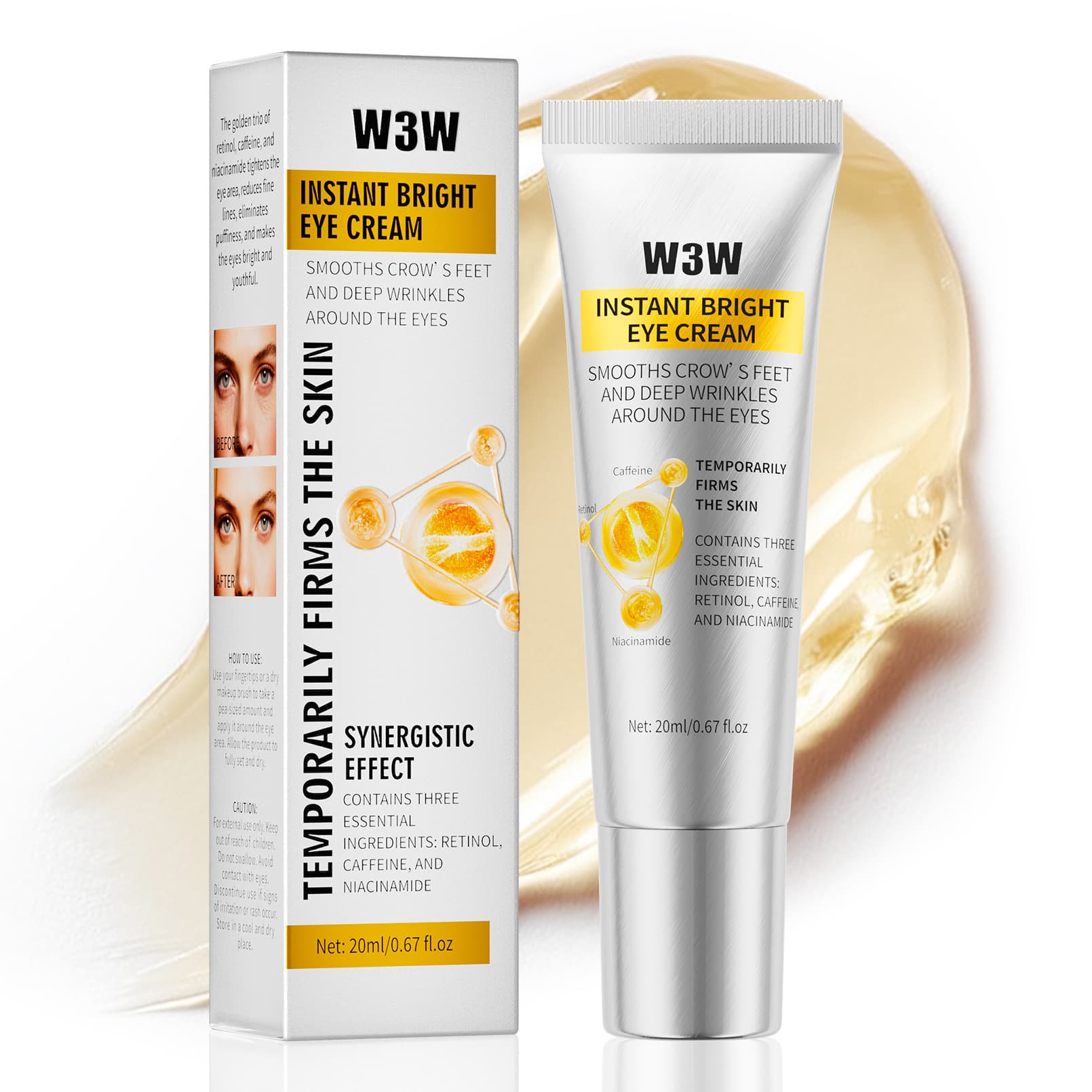 W3W Retinol Eye Cream Retinol Serum Retinal Eye Cream Essence