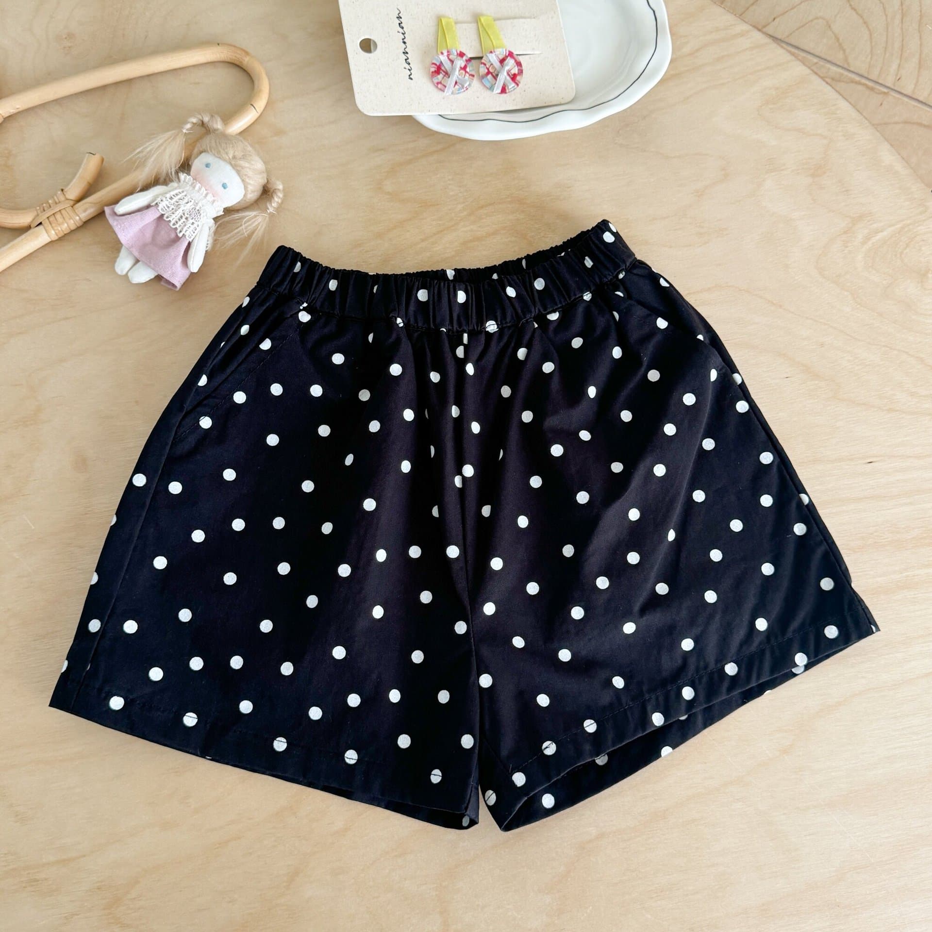 【Ningli】Baby Girls' Shorts, Loose Fit, Summer 2026, Printed Thin Five-Point Pants for Toddlers