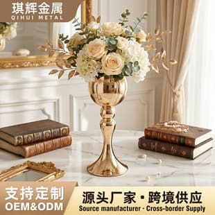 Creative Gold Mermaid Candle Holder Wedding Stage Decoration Prop Tabletop Flower Vase Ornament