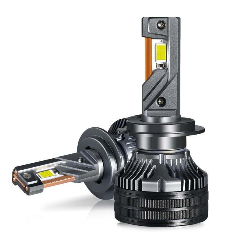 High-power three-copper tube LED car headlights H7 excess H4 integrated high and low beam LED car lights are suitable for all models