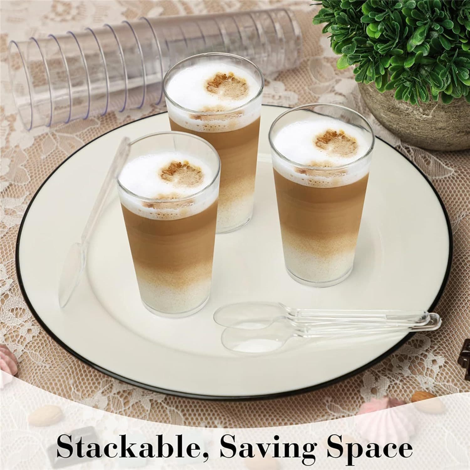 Factory Shipment 3oz Series Mousse Cake Cup Pudding Cup Dessert Stand Thickened Disposable Plastic Dessert Cup