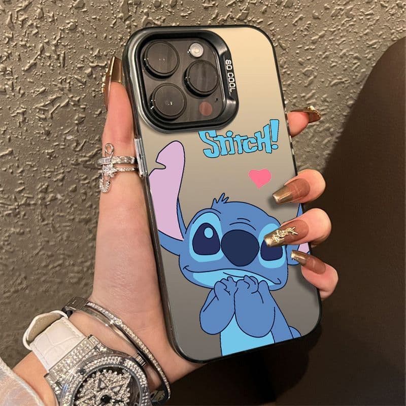 Stitch Apple 16pro/13/12/11/15promax soft/anti-fall 7p/8p/XR/xsmax mobile phone case