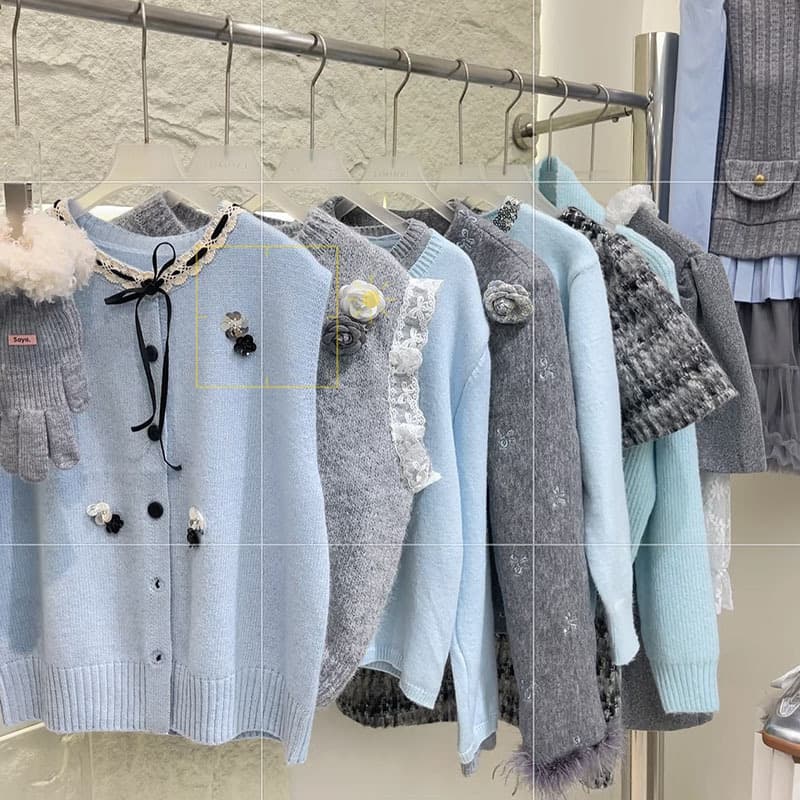 Shenzhen Nanyou Spring Autumn New Design Niche Sweater Korean Style Cashmere Knitwear Brand Women's Clothing Wholesale Supply