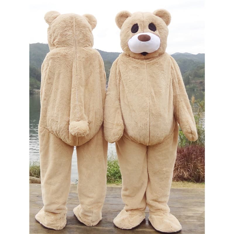 Dancing Bear Mascot Costume, Cute Cartoon Doll Costume, Summer Style, Walking Headgear, Performance Props