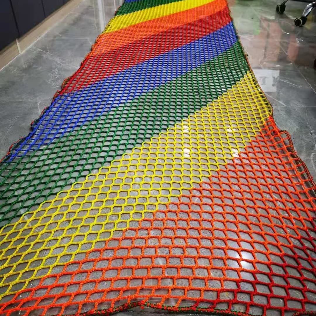 Manufacturer Wholesale Knotless Net Nylon Rope Anti-Fall Net Basketball Court Fencing Protective Net Guard Rail Isolation Soft Net