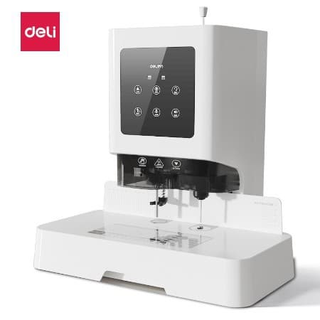 Z1 binding machine financial automatic accounting hole punch electric office laser intelligent punching machine pressure riveting tube