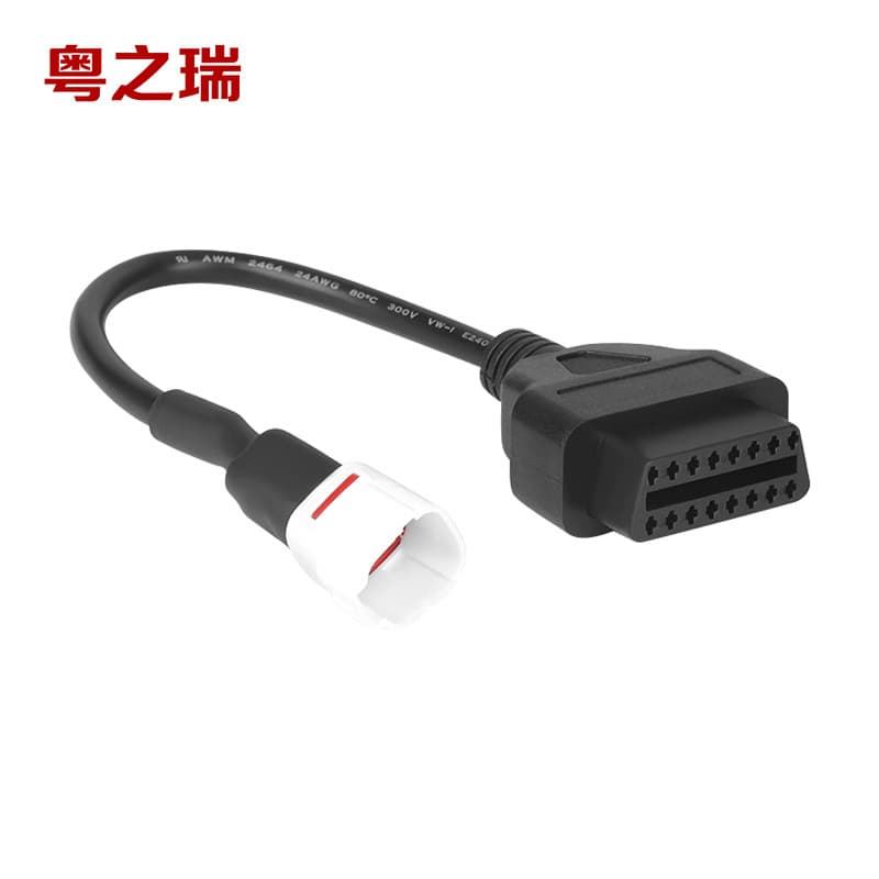 Adapter for Motorcycle Yamaha 4 Pin Plug Cable Yamaha 4P to OBD