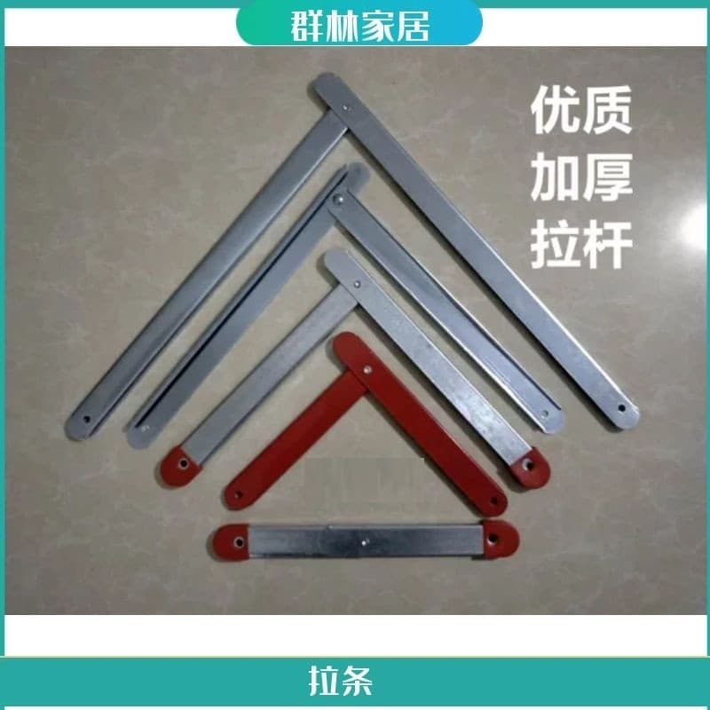 Billboard Accessories Folding A-frame Household Engineering Aluminum/Iron Ladder with Fixed Support Thick Pull Rod/Plate/Strap