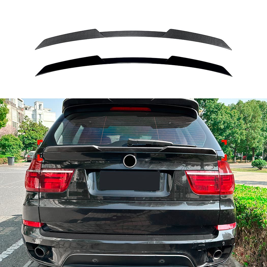 Compatible with BMW X5 E70 2008-2013 Blade Style Center Wing Spoiler Lip Exterior Cross-border Modification
