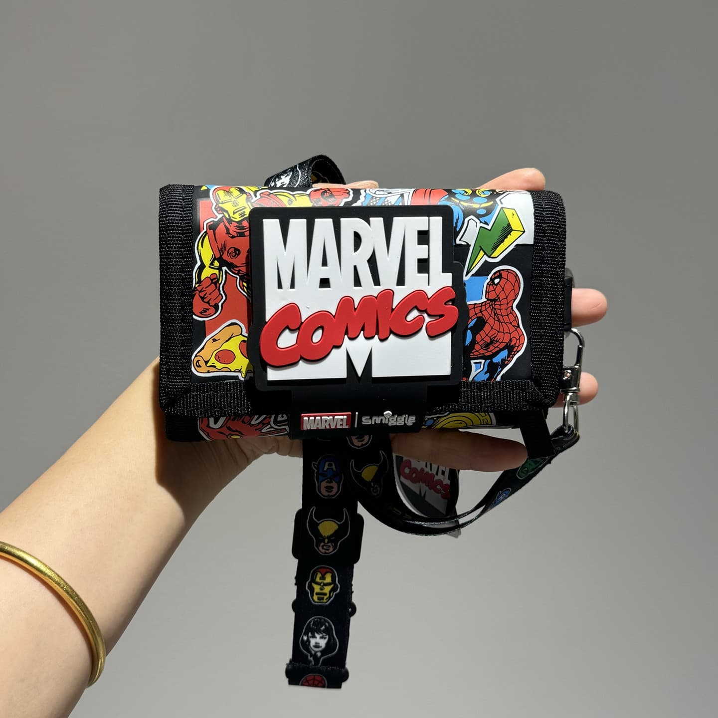 Australian Smiggle Wallet Kids Student Card Holder Lanyard Marvel Sloth Racing Storage Bag Stitch Gift
