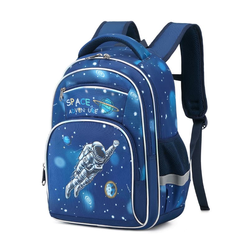 2026 New Style Girls Elementary School Backpack Striped Unicorn Cartoon Print Kids Backpack Cross-border Factory Wholesale