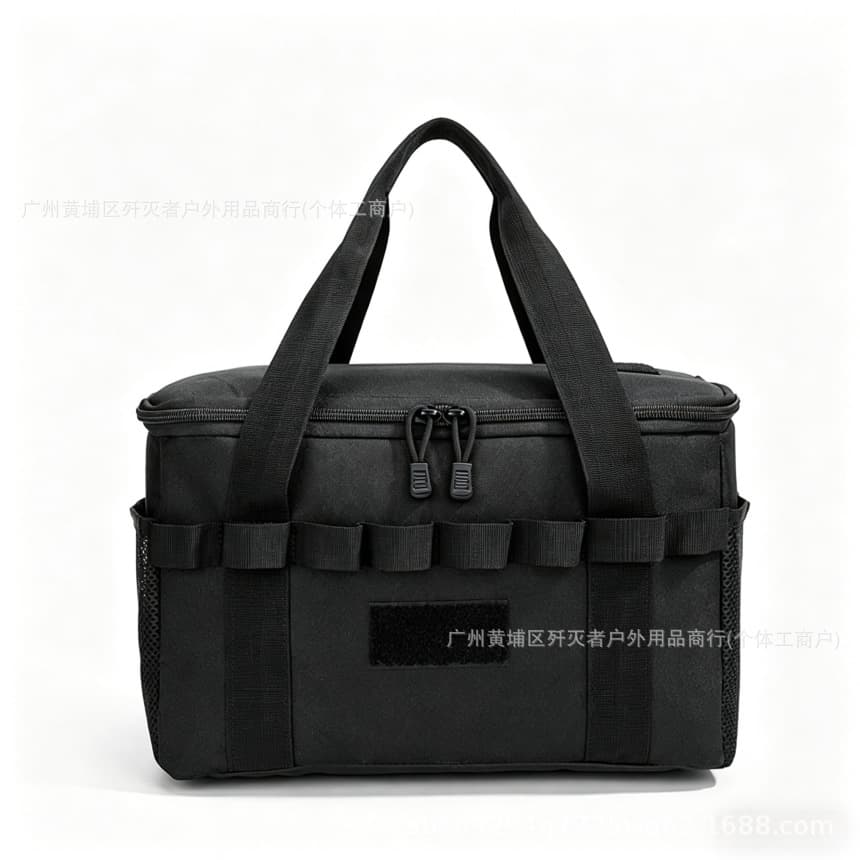 Outdoor camping folding storage picnic bag tactical handbag multifunctional portable camping tool equipment storage box