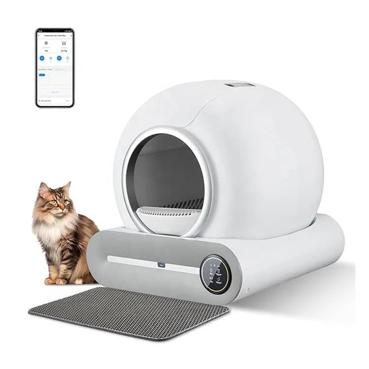 65L Fully Automatic Cat Litter Box - Large Capacity, Easy to Clean, Automatic Sensor - Hot Selling Product via Tuya APP (Cross-border E-commerce)