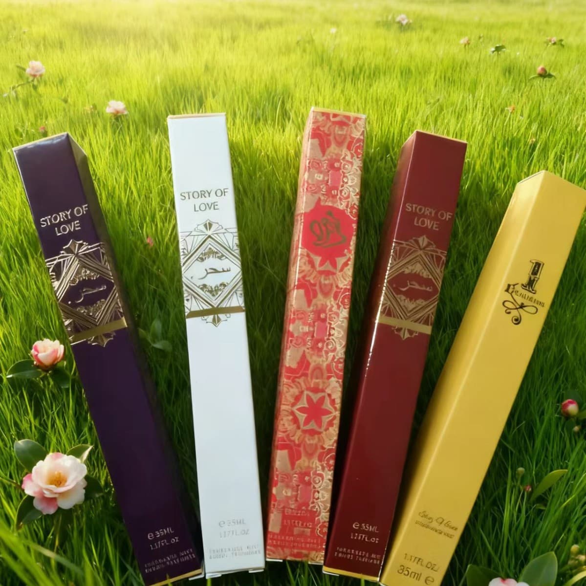 Best-selling export women's tube perfume, men's Europe America Africa Southeast Asia Arabia 35ml draw tube unisex perfume
