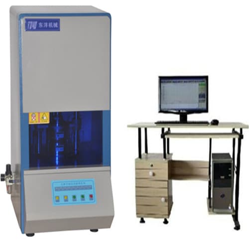 Rotorless vulcanizing machine, rubber vulcanizing machine, computerized vulcanizing machine, Mooney tester, Mooney test apparatus