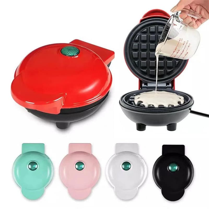 Cross-border Stock Home Bread Maker Mini Pancake Machine Waffle Maker Sandwich Breakfast Machine