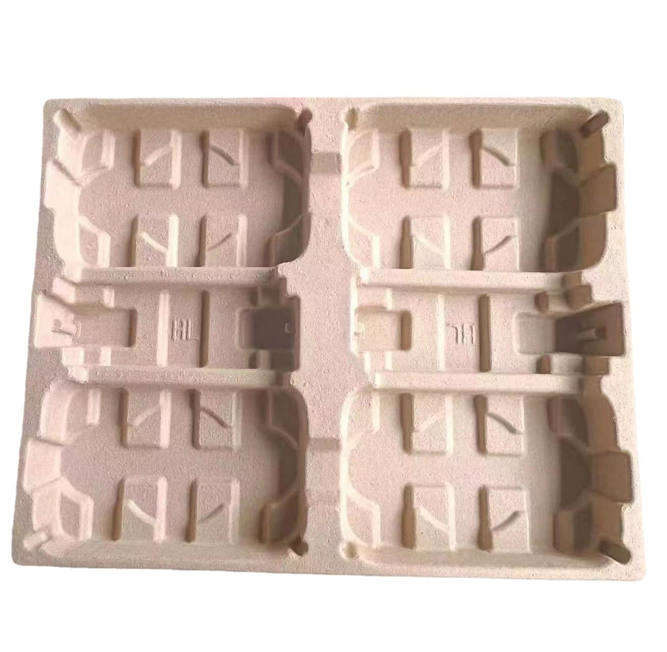 Chongqing manufacturers customize pulp molding packaging trays, water meter trays, electricity meter trays, instrument trays, and pulp pallets.