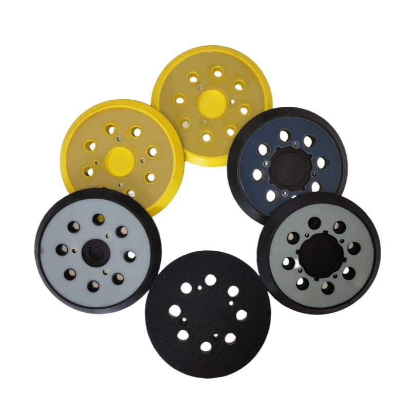 Suitable for DEWALT 5-inch 8-hole metal polishing disc, self-adhesive backed sandpaper, sanding disc, and sander base.