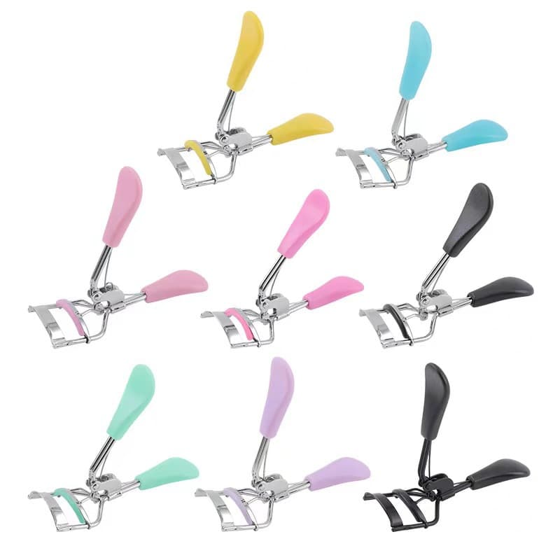 Eyelash Curler Long-Lasting Curl Beginner Full-Open Lash Curler Sunflower Natural Shape Duckbill Handle Eyelash Curler
