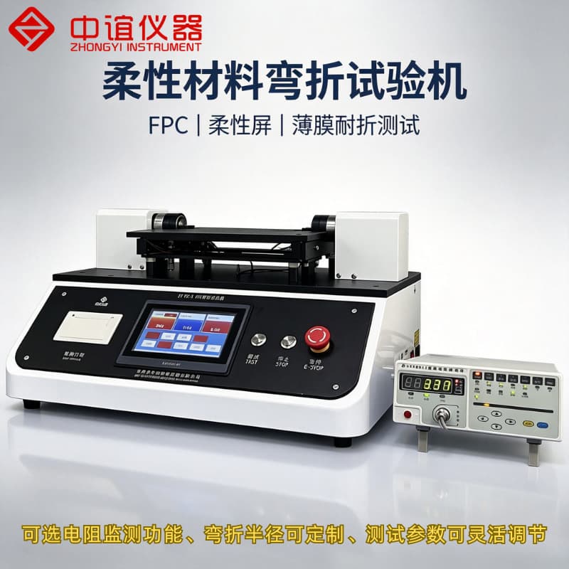 Flexible Bend Life Tester FPC Bend Durability Testing Machine Folding Screen Reciprocating Bend Fatigue Tester