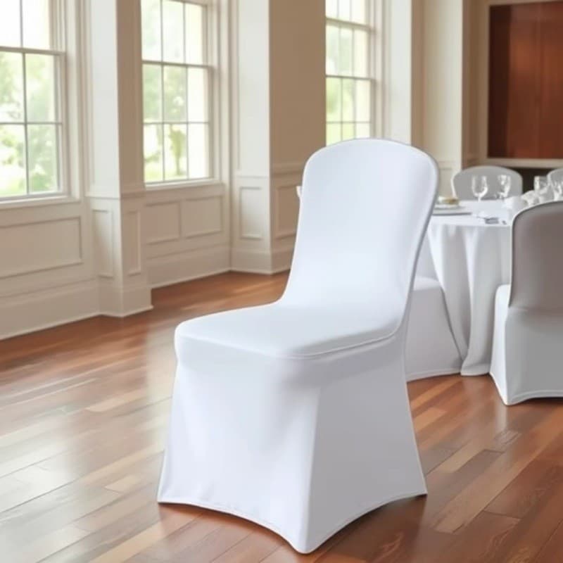 Factory direct stock of elastic chair covers, suitable for weddings, hotels, banquets, and other events. Thickened, universal, one-piece wedding chair covers.