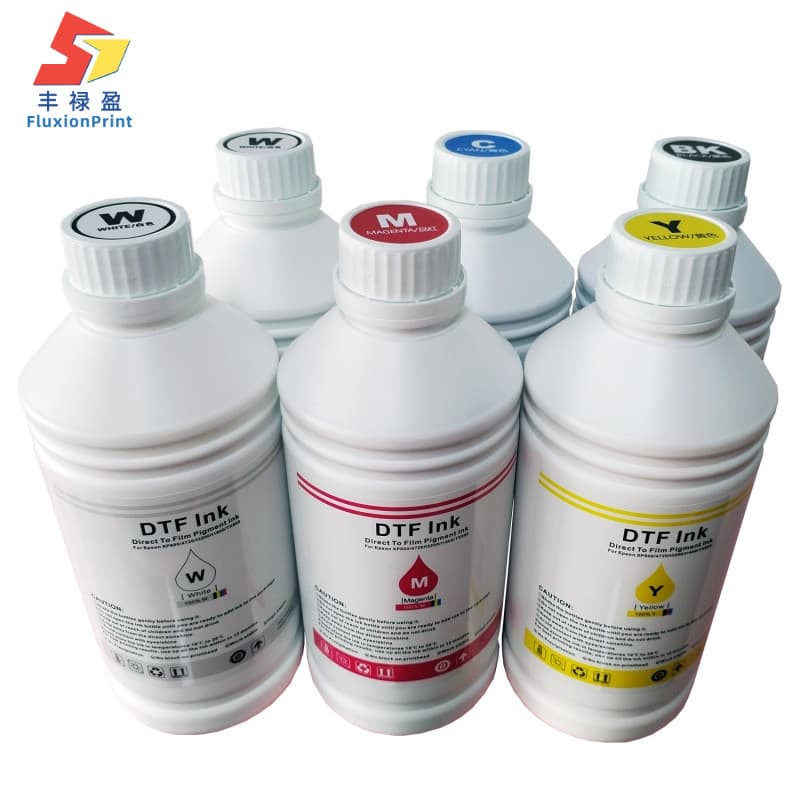 DTF Ink Digital Printing White Ink DTF Ink Smooth Printing Heat Transfer Water-Based Pigment Ink 1000ml