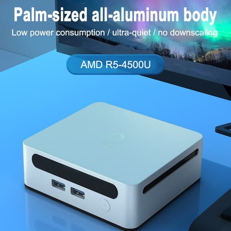 AMD 4500U Mini PC for Gaming, Study, Office, Home Use - Mini Computer Minipc