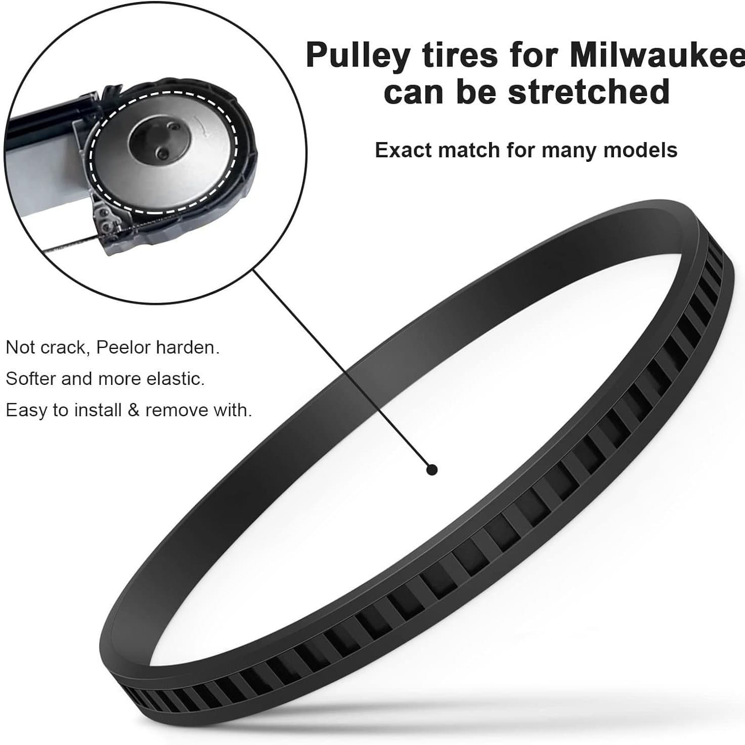 45-69-0030 Blade Pulley Tires, Milwaukee 45-96-0010 belt blade pulley