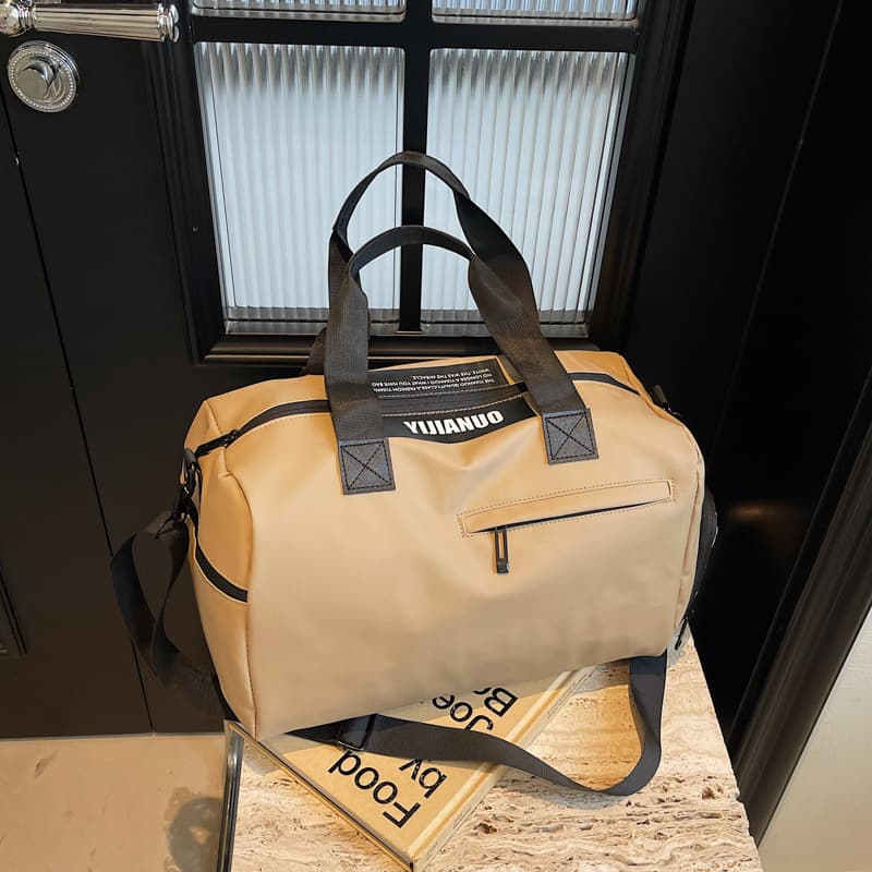 New Travel Bag Women Short Trip Casual Handbag Crossbody Large Capacity Gym Bag Wet and Dry Separation Sports Fitness Bag