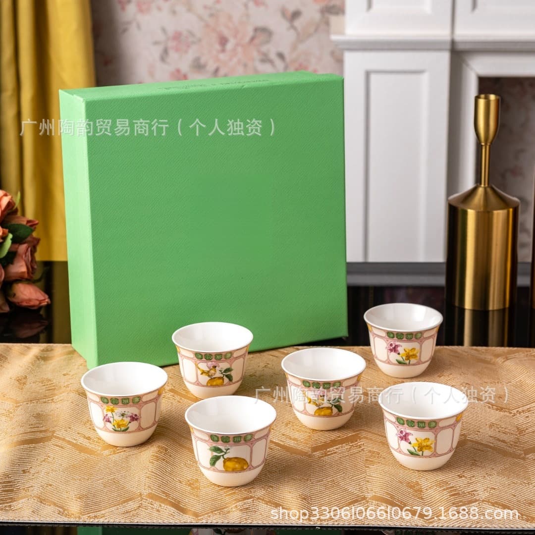 Cross-border Swan Idylia Coffee Cup Saucer Espresso Cup Dinner Plate Shallow Plate Multi-functional Soup Bowl Housewarming Dinnerware Set
