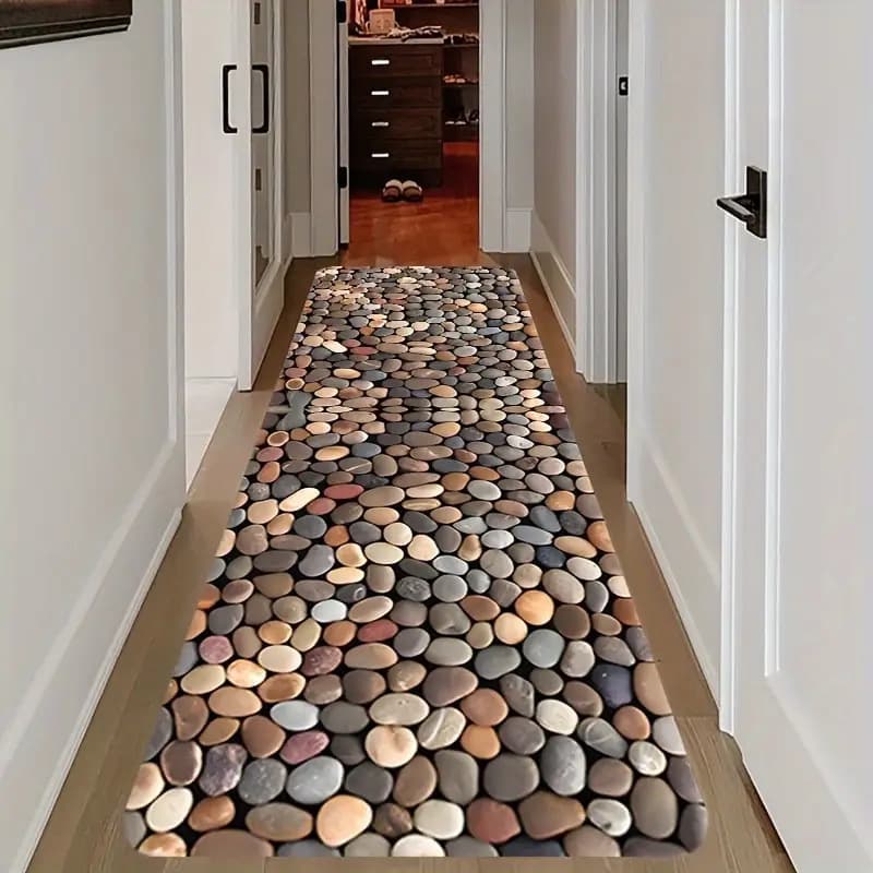 Cross-border Dropshipping European Corridor Rug, Living Room Stain-Resistant Easy-Clean Sofa Throw Rug, Coffee Table Mat, Bohemian Guesthouse Floor Mat