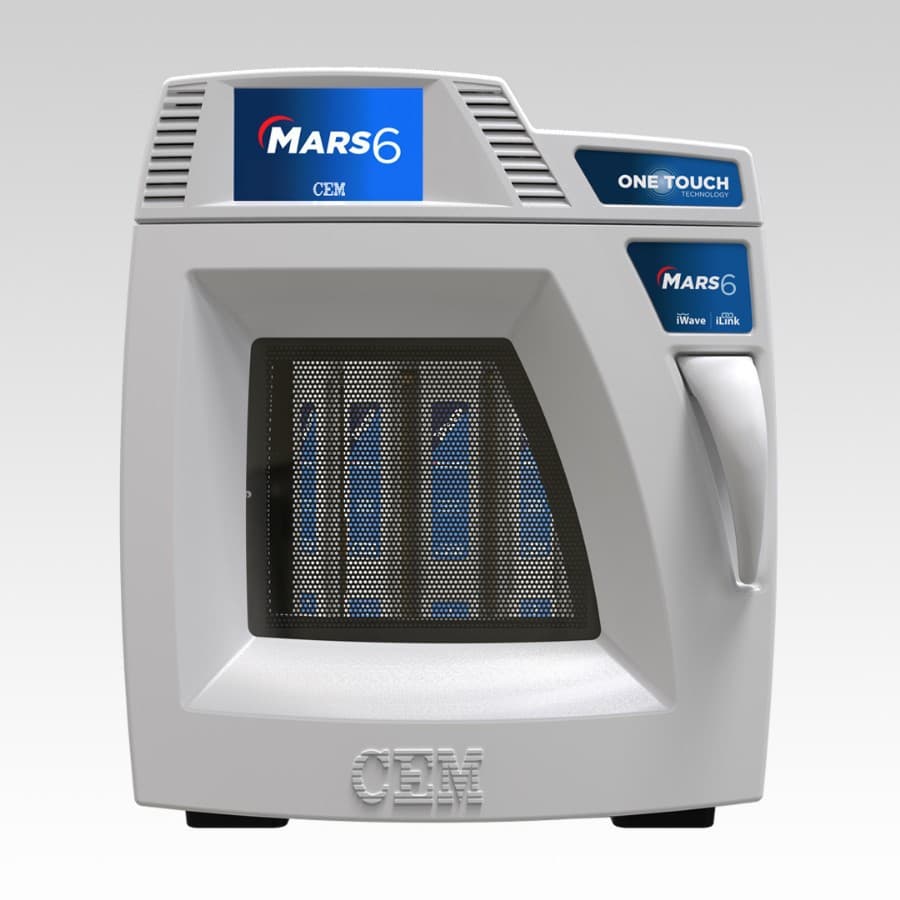 CEM Mars6 Microwave Digestion System for Sample Pre-treatment and Extraction