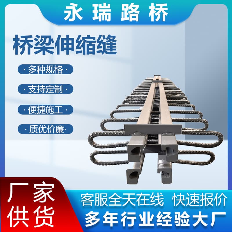 Bridge Expansion Joint, Tooth-Plate Steel Expansion Joint Special-Shaped Steel Pedestrian Interlocking Implanted Expansion Joint
