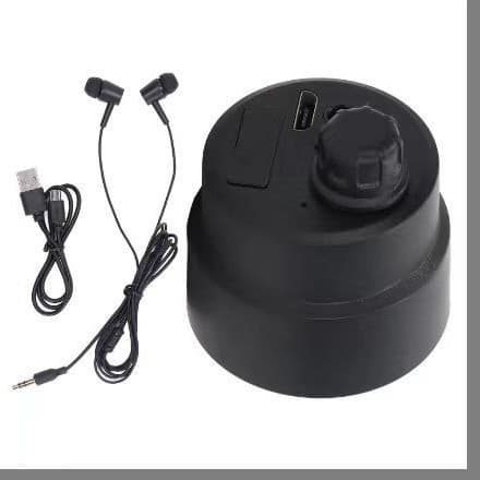 Portable compact leak detector with display, sound frequency level indicator, and pointer-assisted leak detection