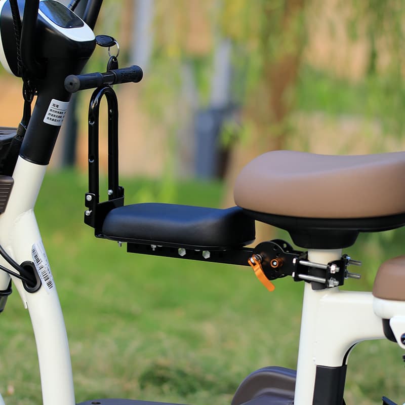 Ximengxiong electric car child seat, front-mounted baby seat, foldable safety seat for electric scooters, a must-have for taking your child along.