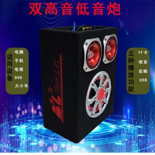 Car Subwoofer 12V 24V Truck Audio 220V Home Use Card Bluetooth Speaker Active with Amplifier