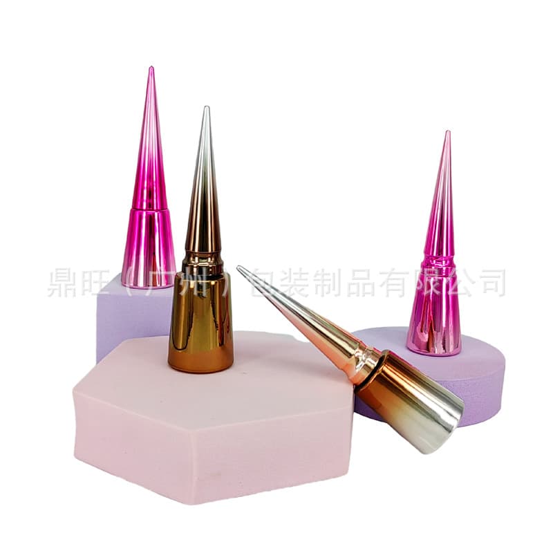 Supply 11ml Electroplated Gradient Nail Gel Bottle, Light-Proof Empty Nail Gel Bottle, Customizable Empty Nail Polish Bottle
