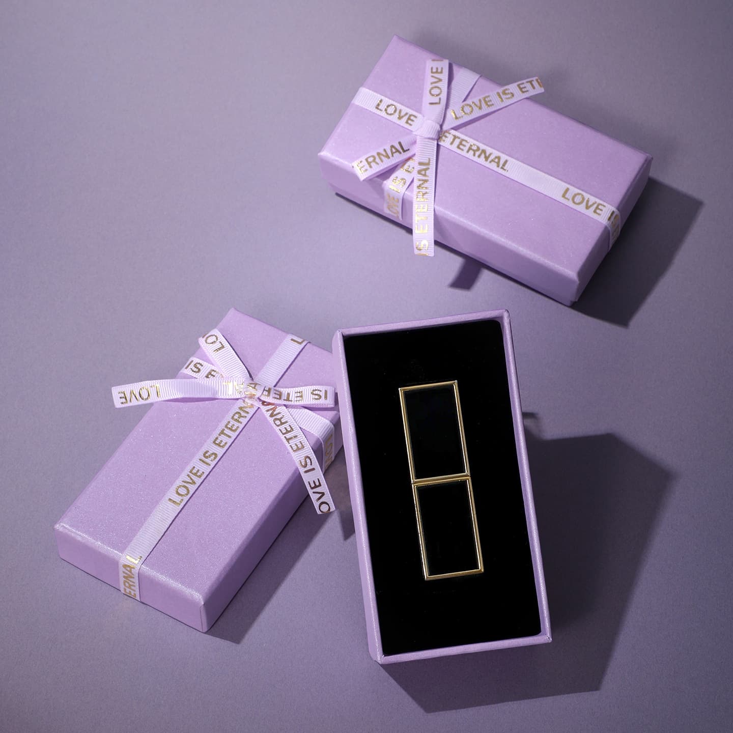 In Stock Free Shipping Ins Style Lipstick Box Gift Box Souvenir Perfume Box Heaven and Earth Lid Packaging Gift Box