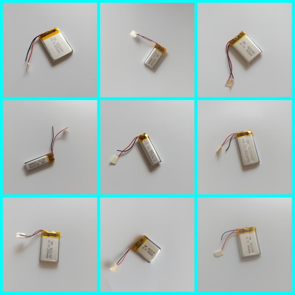In Stock Lithium Battery High Capacity Polymer Lithium Battery 802035 Lithium Battery 802035 Polymer Lithium Battery