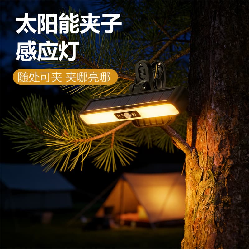 Solar Clip Light Integrated Split Light Outdoor Courtyard Light Garden Waterproof Light Courtyard Light Solar Lighting