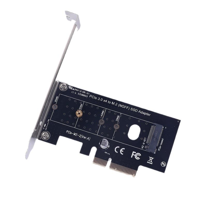 PCIE M.2 M Key SSD to 16X High-Speed Expansion Card Adapter NVMe SSD to PCI-E