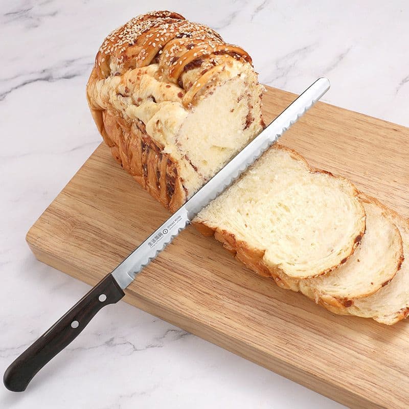 No-Crumb Special Bread Knife Cake Knife Slicing Knife Toast Baking Cut Home Use Toast Serrated Knife Crumb-Free Shipping