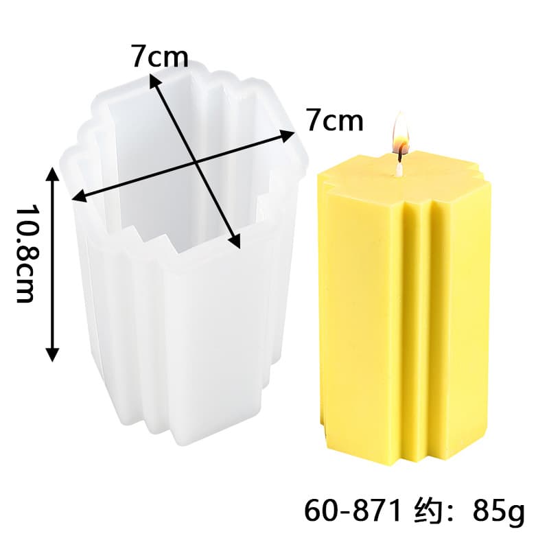 Geometric Aromatherapy Candle Silicone Molds, Desktop Decorative Diffuser Stone Soap Resin Molds, Multiple Styles