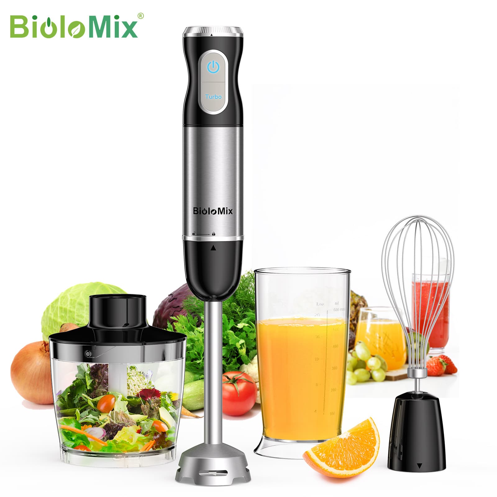 New Cross-border Hand Blender 1000W High Power Immersion Blender Food Processor Homogenizer Hand Blender
