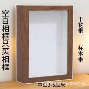 3D Hollow Dried Flower Picture Frame Tabletop Display DIY Plant Shell Specimen Frame Decorative Frame Frame Wholesale