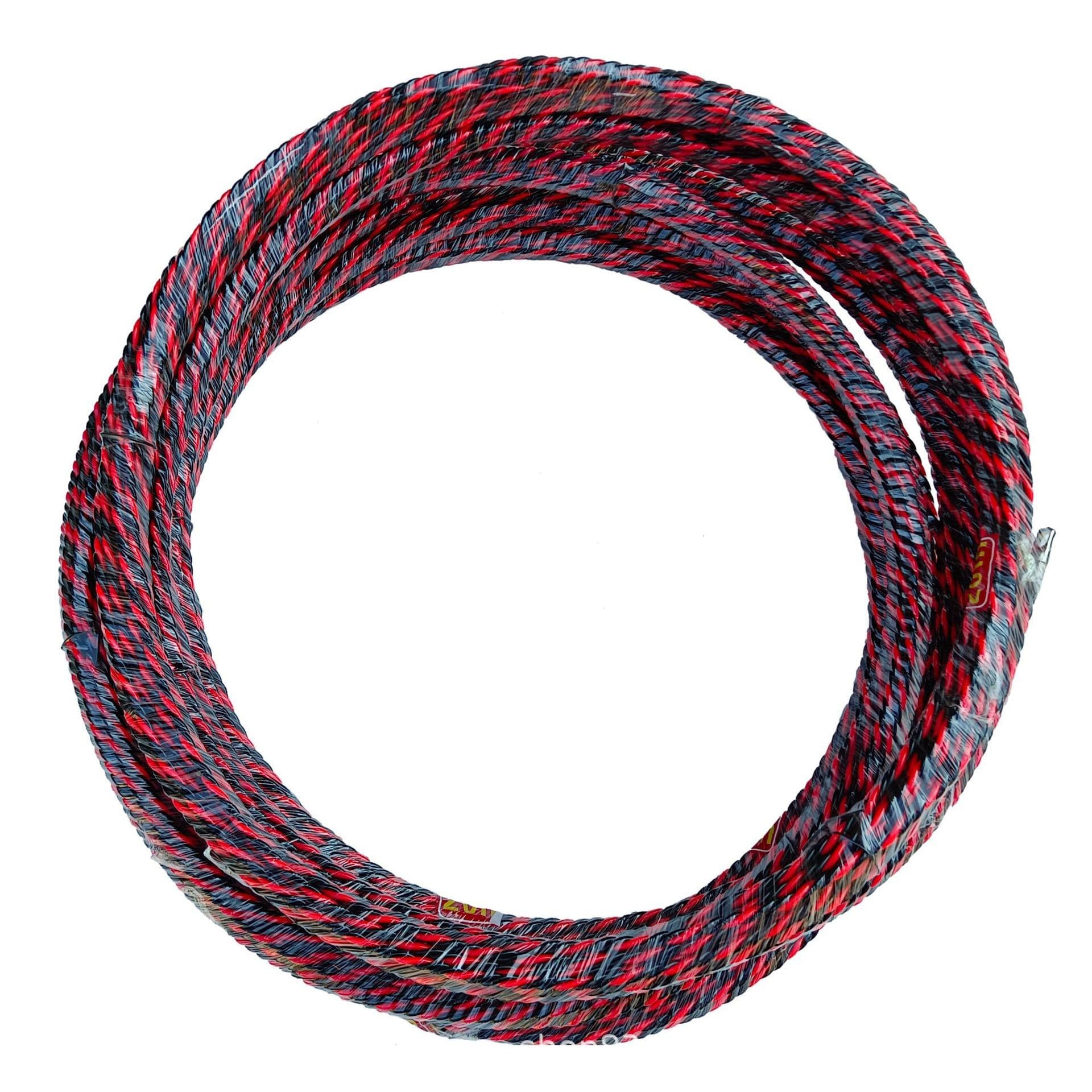 Electrician's wire threading tool, manual wire puller, three-strand wire threader, wire guide.