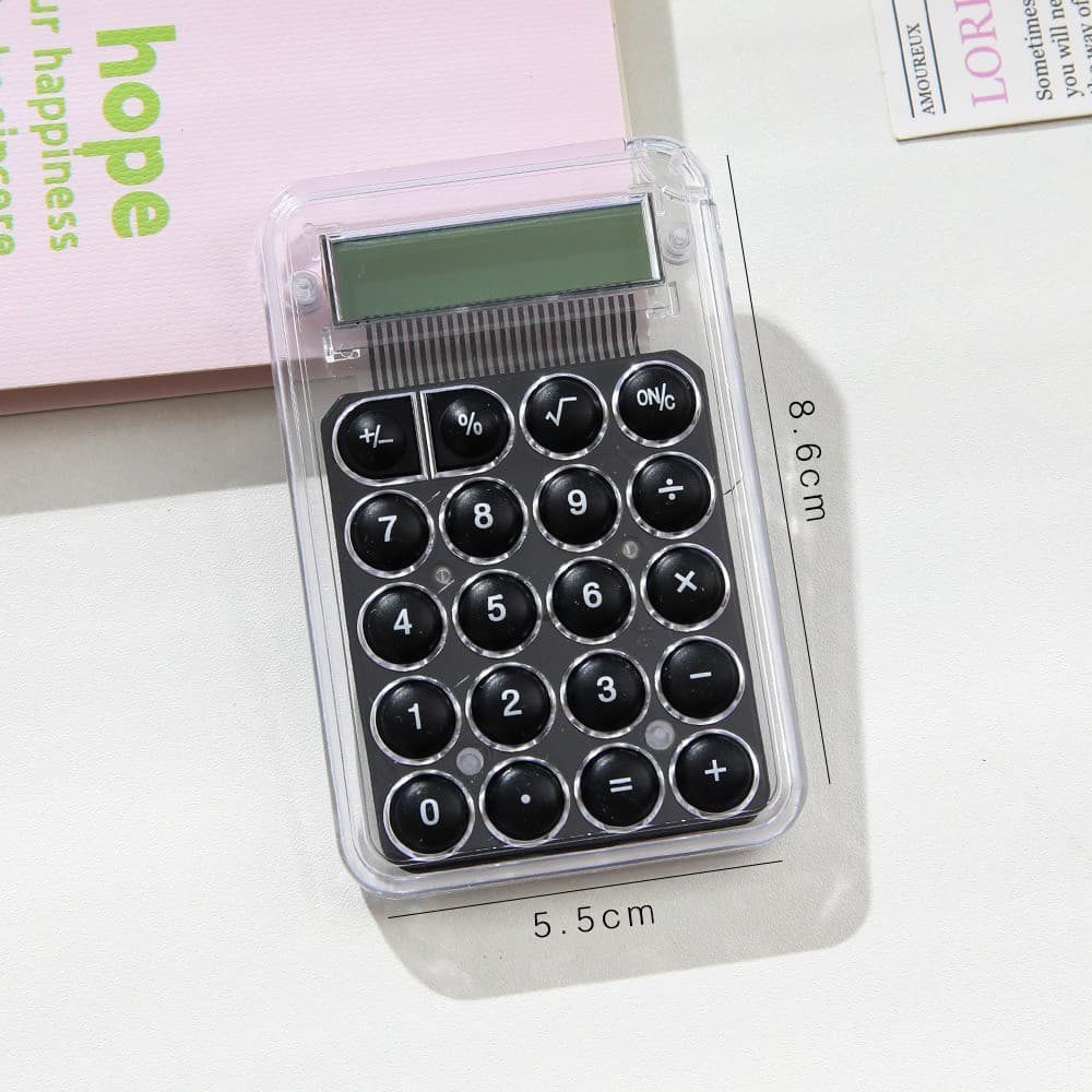 Cute Cartoon Calculator Custom Goddess Style High Appearance Portable Student Mini Calculator Small Wholesale