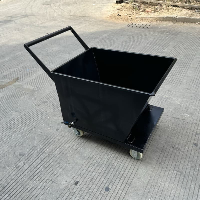 Cart Transport Trolley Commercial Dump Truck Iron Chip Waste Cart Machine Tool Scrap Goods Small Transport Hand-Pushed