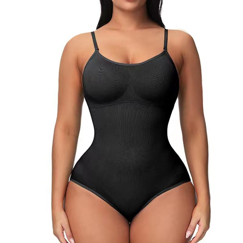 Cross-border women's shaping bodysuit, European and American style, tummy control, open crotch, hip lifting, suspender, breast support, body shaping briefs